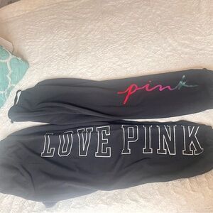 2 for $30 Victoria’s Secret Pink sweatpants - XL color Black